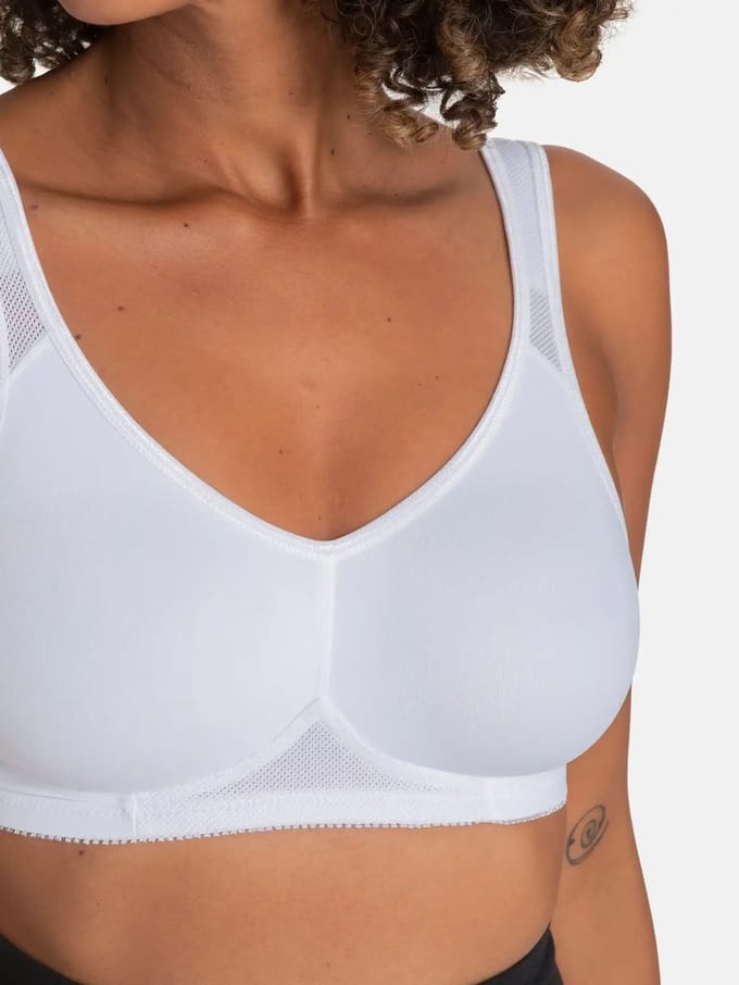 Dorina Racerback Sport BH - Flex - Stevige sport bh - Verstelbare bandjes - 100B - Wit