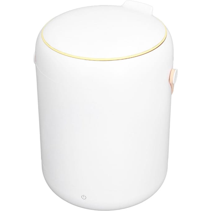 Sokkenwasmachine Blauw Licht Draagbare Wasmachine met Waterdichte Ring 3L Grote Capaciteit wit