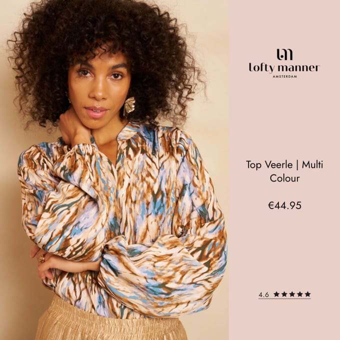 Top Veerle | Multi Colour