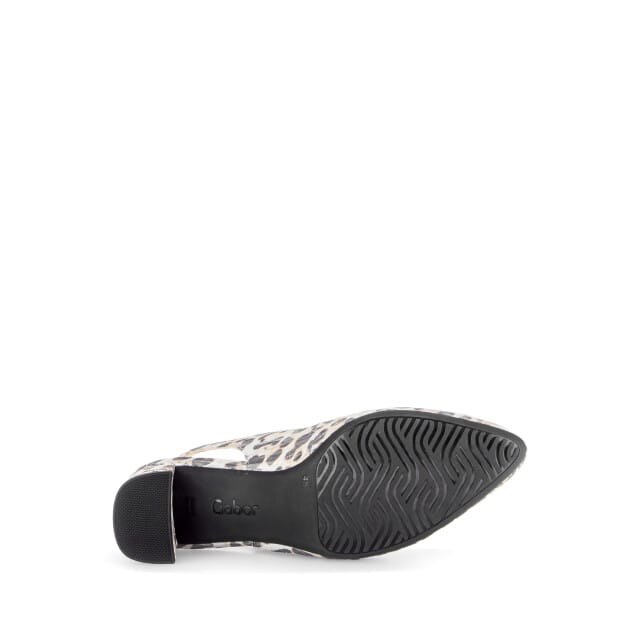 Gabor slingback pumps met luipaardprint