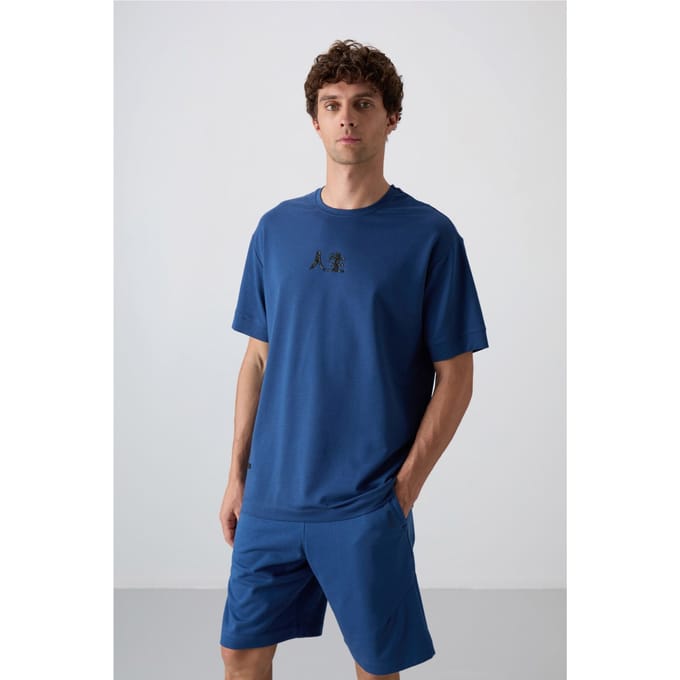 Oversized Geprinte Crew Neck T-shirt