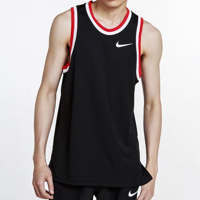 Nike Basketbalshirt Heren Zwart AQ5592-010 S