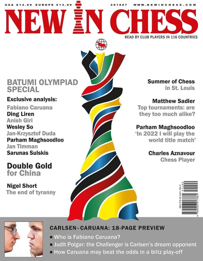 Nieuw in Schaken 2018/7: Het Club Speler Magazine