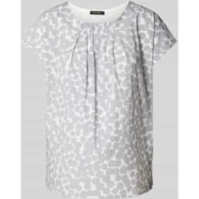 Blouseshirt met ronde hals