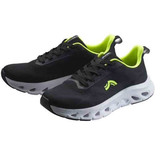 CRIVIT Heren sportschoenen (Zwart/geel, 44)