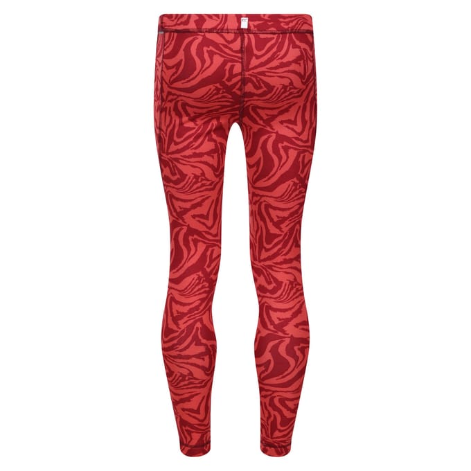 Regatta Kinder/Kids Barlia Zebra print winterlegging (Mineraal Rood)