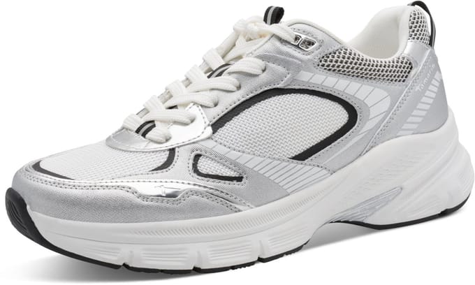 Tamaris dames sneaker 1-23759-45-941 damesschoenen laag model zilver