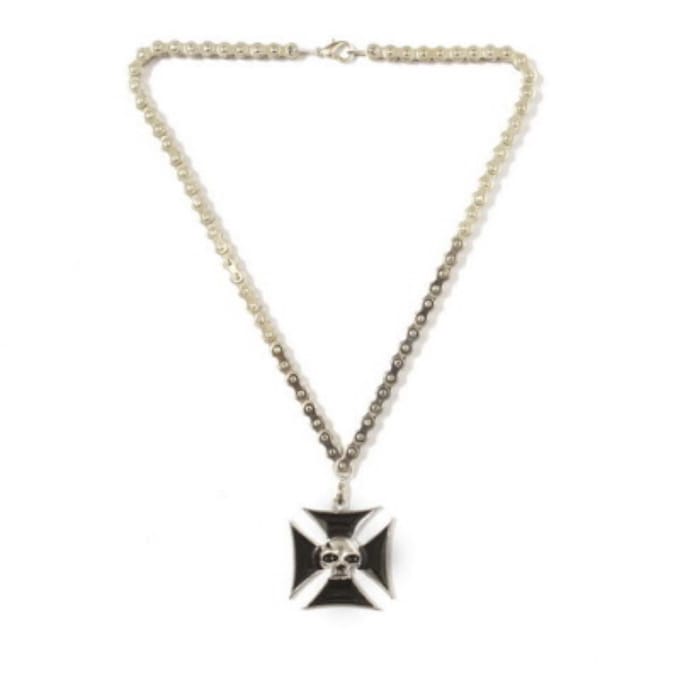 Kodiak Ketting Black Cross Skull