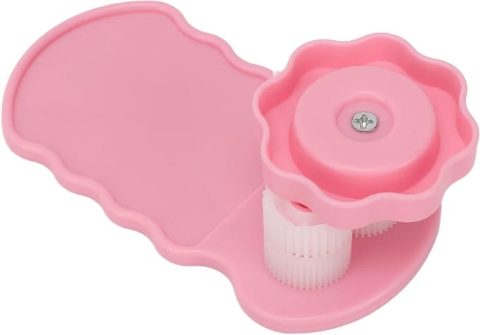 Papier Crimper Tool - Golvende Rand Maker - Scrapbooking Kaarten Maken - Professionele Golfeffecten - 1 Stuks - Roze