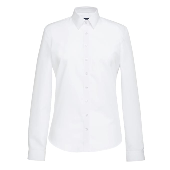 Brook Taverner Dames/Dames Selene Shirt Met Lange Mouwen (Wit)