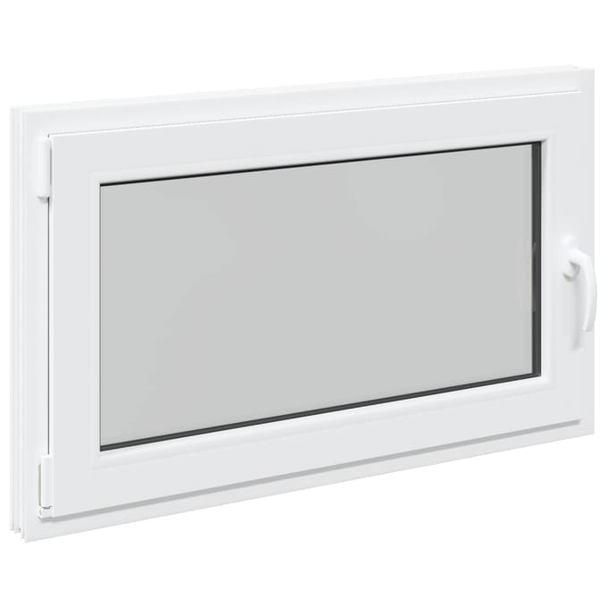vidaXL - Kleur - binnenkant - kelderraam - Wit - RISOR - 100 - x - 70 - cm