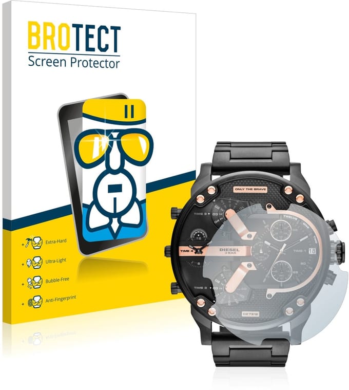 Screenprotector voor Diesel DZ7312 Beschermglas transparant