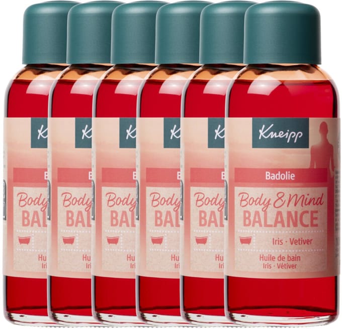 Kneipp - Badolie Body & Mind Balance - 6 x 100 ml - Voordeelverpakking