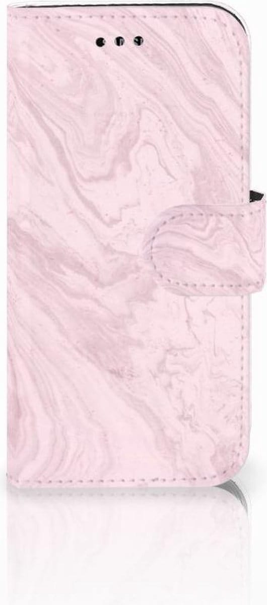 Samsung Galaxy A3 2017 Bookcase Marble Pink - Origineel Cadeau Vriendin