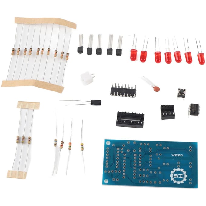 4.5 5V Kit de Dés Électroniques DIY Kit de Dés LED pour le Plaisir Ensemble de Production Électronique