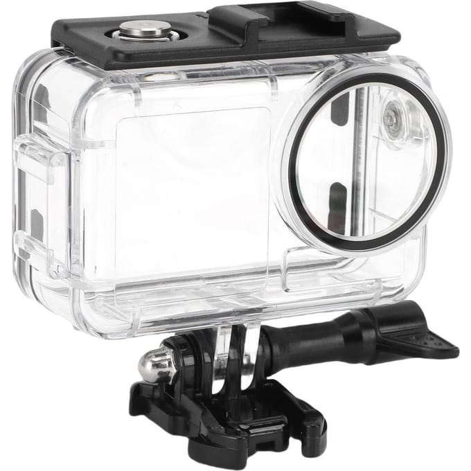Boîtier de plongée adapté pour DJI Action 5 Pro 4 3 Caméra d'action 131ft Boîtier de plongée Coque Caméra Sous-marine gray