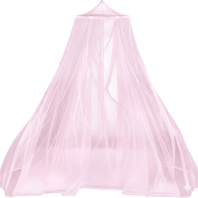 Klamboe - Klamboe 2 Persoons – Groot Muggennet voor Tweepersoonsbed - Roze - 600cm x 250cm x 1050cm