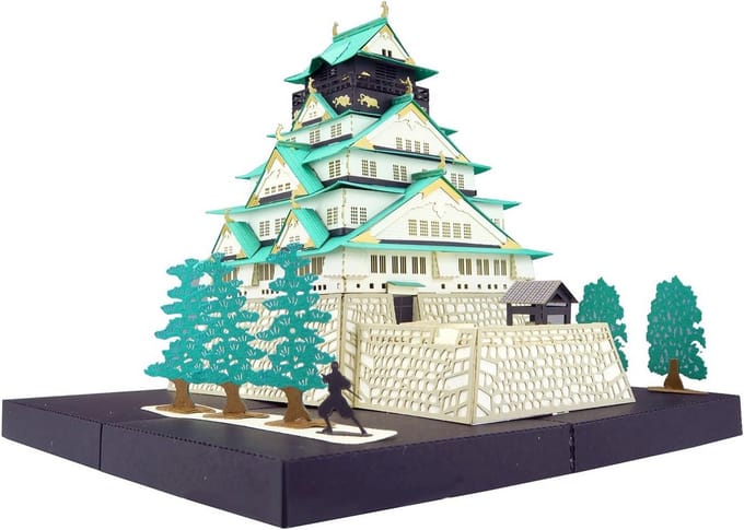 Nano Osaka Kasteel Houten Puzzel Deluxe Editie