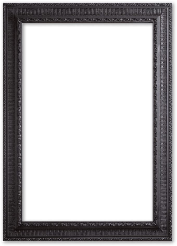 Barok Lijst 60x70 cm Zwart - Dakota