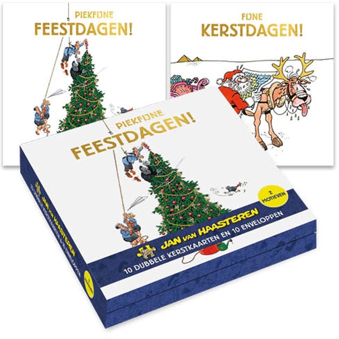 Jan van Haasteren kerstkaartenmapje - Optuigen -Verdwaald