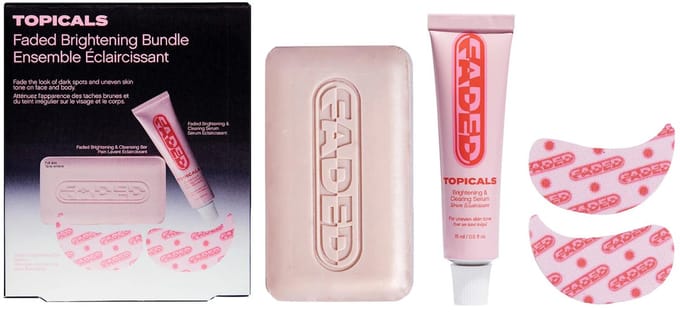 Topicals Faded Brightening Bundle – Voor Verkleuring Gezicht & Lichaam – Unscented