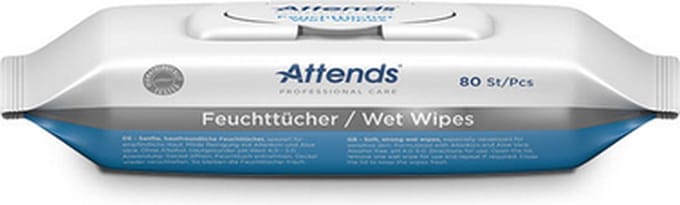 Attends Care Wet Wipes - 24 pakken van 80 doekjes