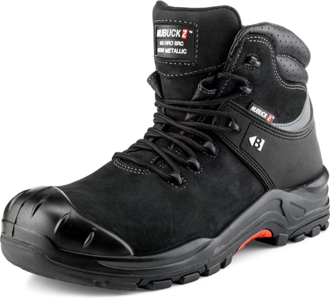 BuckBootz Nubuckz Instapper NKZ102BLK S3S 2.0 - Zwart - 42