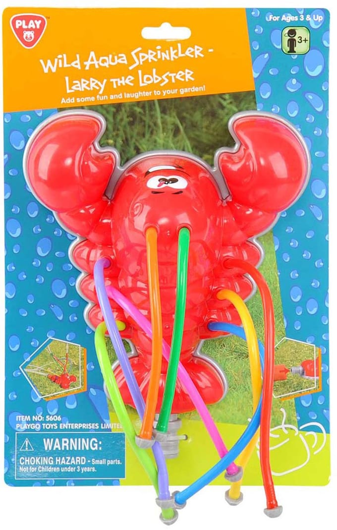 Playgo waterspeelgoed Larry de Kreeft - kleurrijke watersproeier speelgoed.