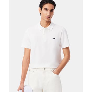 Lacoste Poloshirt Breathable Wit - Maat XXL - Heren