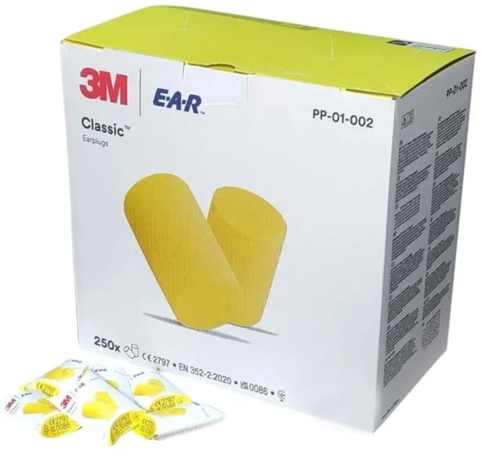 Oordoppen 3M E-A-R Classic geel (250 paar)
