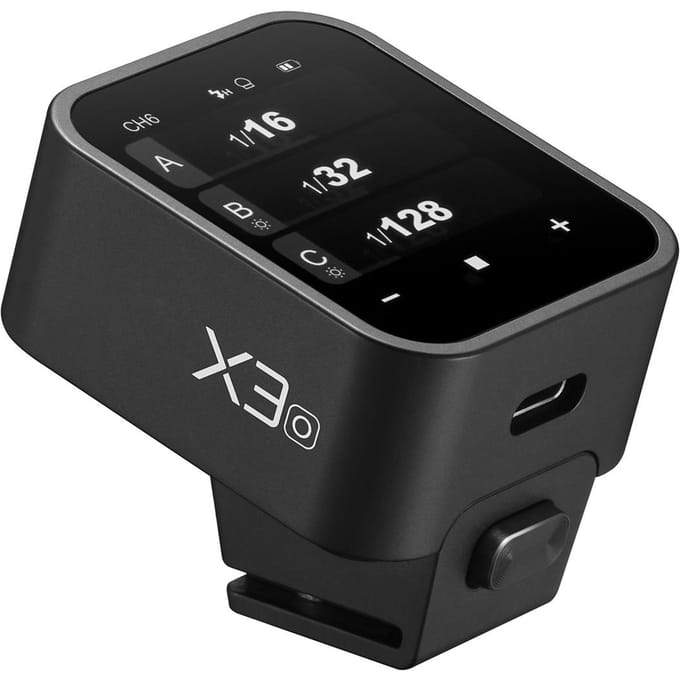 GODOX X3O 2.4G Draadloze Flitser Ontspanner Zender TTL Autoflash met Groot OLED Touchscreen Support Olympus and Panasonic camera