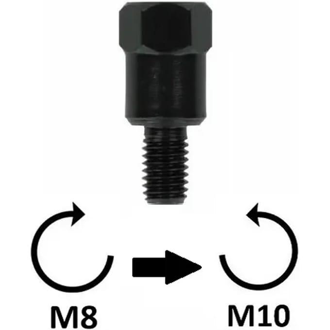 Motorspiegel adapter BCR M10x1,25 SX/M8x1,25 DX