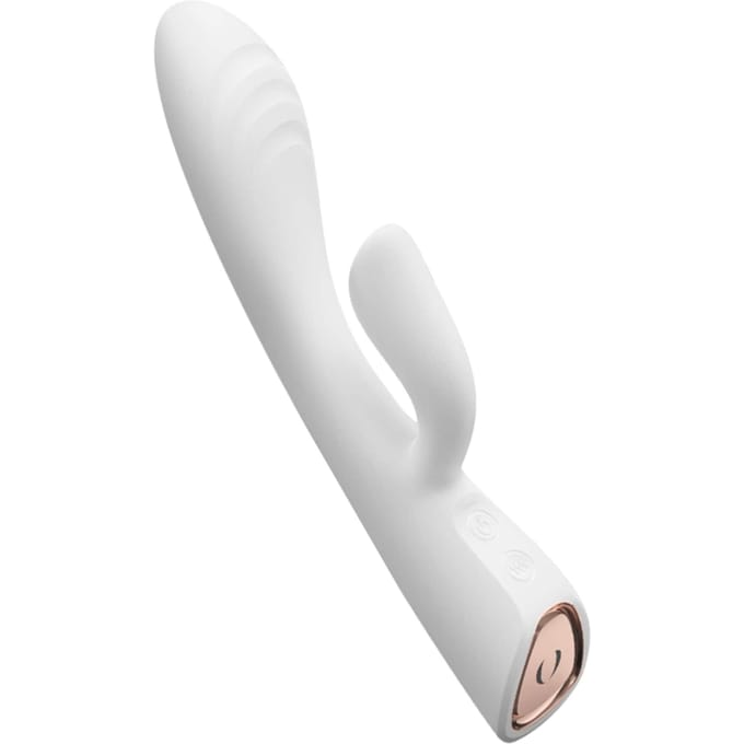 Dorcel - Flexi Rabbit - Verwarmde Tarzan Vibrator - Wit