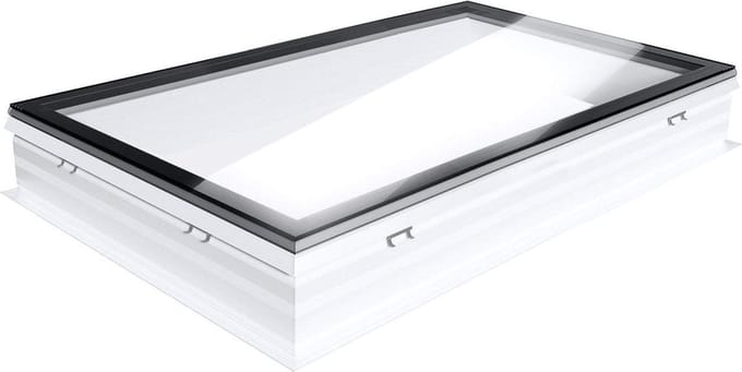 Skylux platdakvenster iWindow2 - vaste uitvoering helder 0800 x 2000 mm