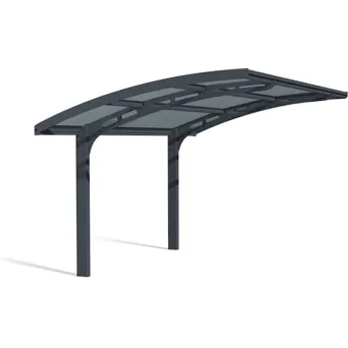 Palram | Canopia - Carport Arizona Wave - Grijs - 495x289cm