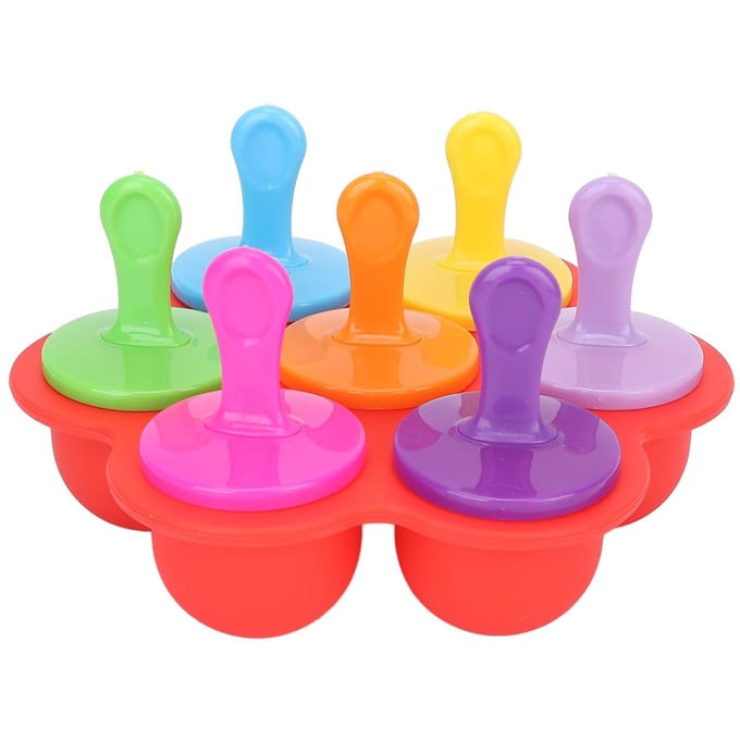 Bac à glaçons réutilisable en silicone Moule à glaçons de massage Rouleau de glace pour beauté du visage Outils de soin de la peau rouge
