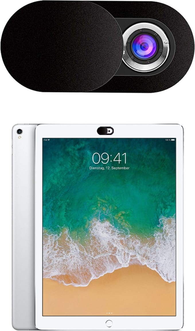 Webcam Cover Zwart Privacy Universeel Schuifje Privacy Bescherming