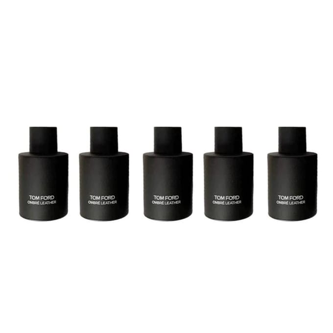 TOM FORD Light Shadow Leren Staal Sample Set, Leergeur Eau De Parfum EDP Gember Saffraan 4ml 4ml