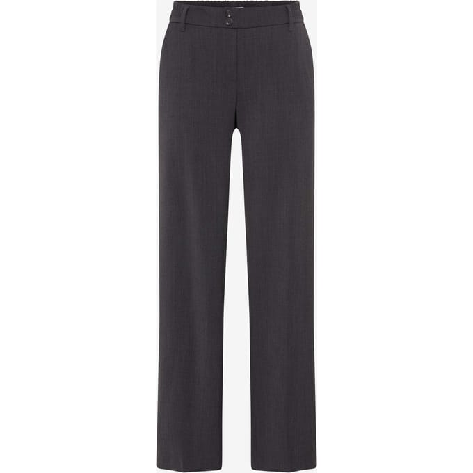 Brax Dames Palazzobroek  Style MAINE SMOKE GREY, donkergrijs, maat 38