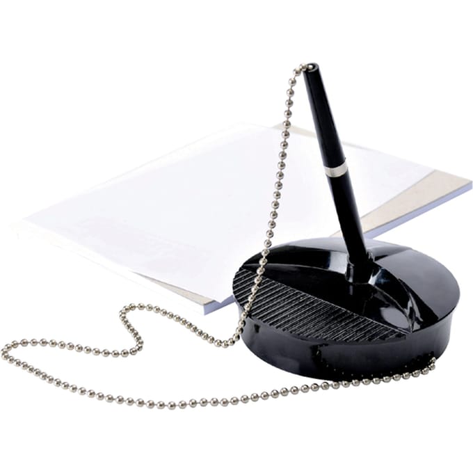 Fellowes Baliepen - Pen aan ketting - met Microban - Zwart