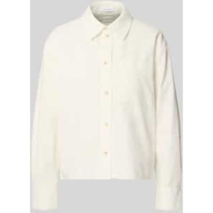 Regular fit overhemdblouse met borstzak, model 'Frone'