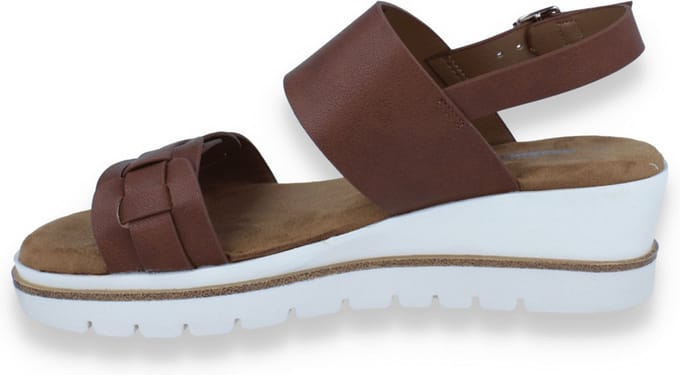 Sj Lifestyle Dames Sandaal | Bruin | Maat: 37