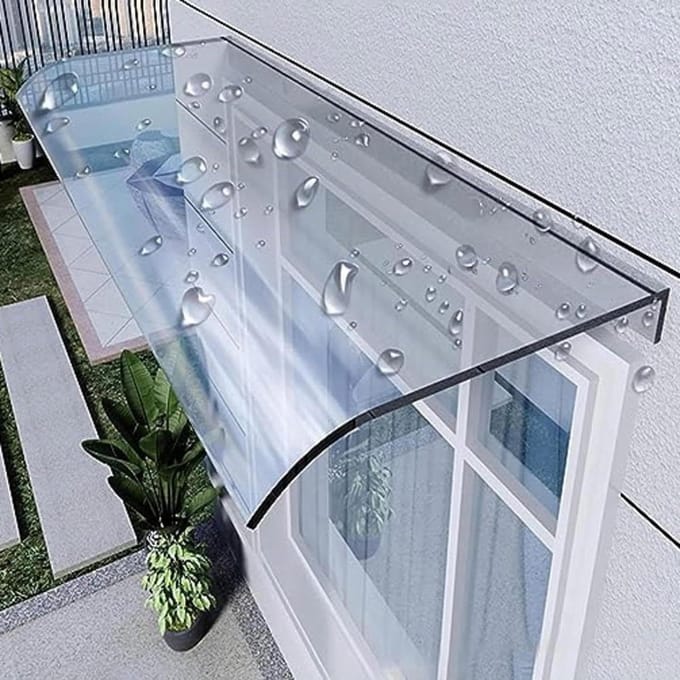 Transparante Deur- en Raamluifel van Polycarbonaat - Weerbestendige Overkapping voor Buiten