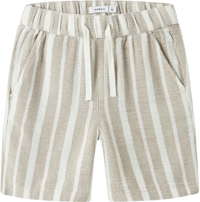 NAME IT - NKMFOKO NREG SHORTS - Jongens - Bermuda shorts - beige - maat 158