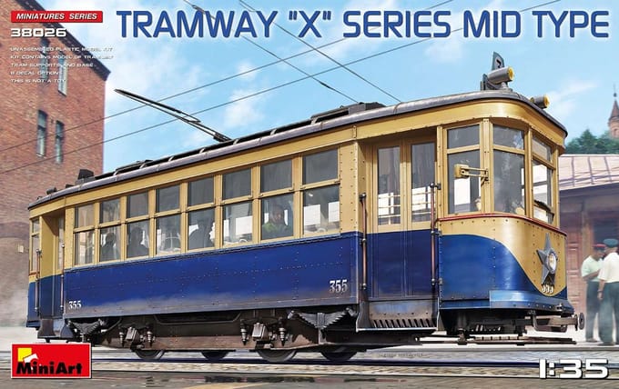 MiniArt Modelbouwpakket Militaire voertuigen - 38026 Tramway X Series - MID Type Plastic - 1:35 - Modelbouw