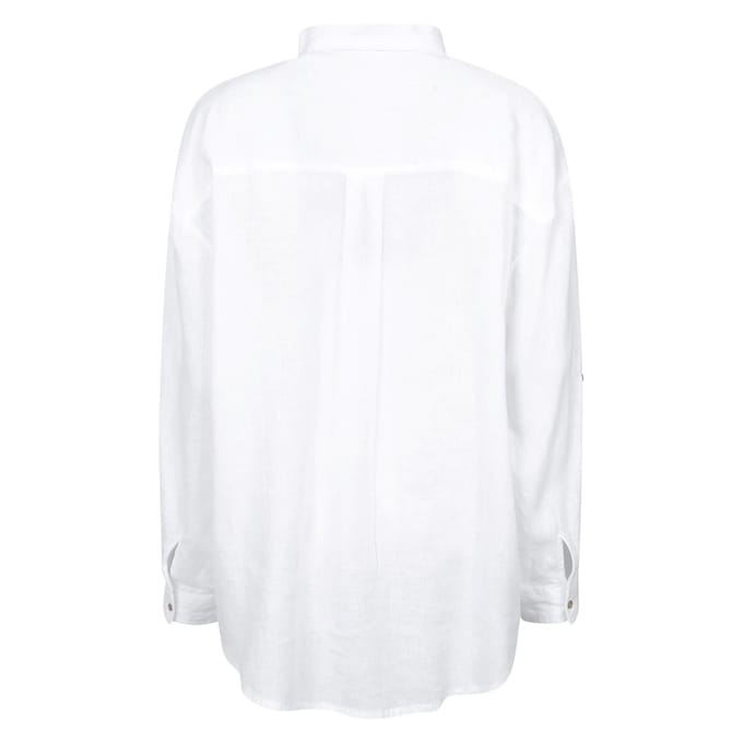 Mountain Warehouse Dames Santiago Oversized Shirt (Wit)