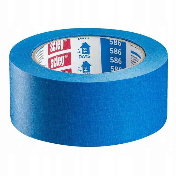 Kaem Scley - Papieren Schilderstape - 25mm - 33m - Blauw