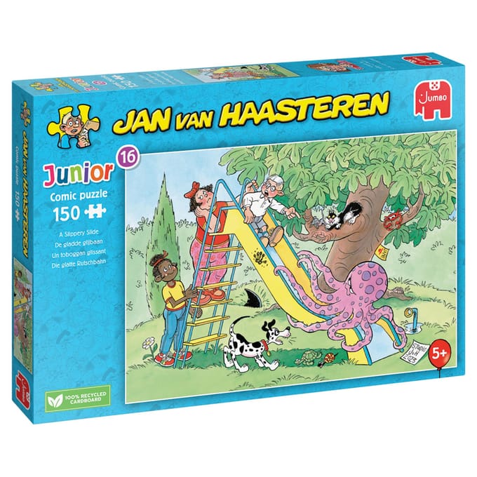 Jumbo Jan van Haasteren Junior 16 De Gladde Glijbaan 150 stukjes Kinderpuzzels