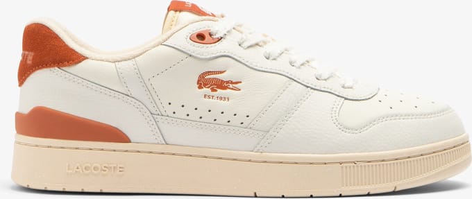 Lacoste T Clip SET - Heren Sneakers - Wit - Oranje