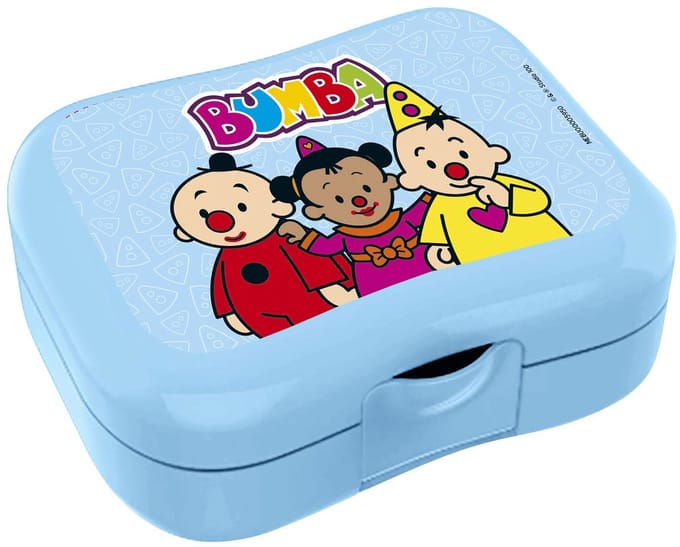 Studio 100 broodtrommel Bumba lunchbox voor kinderen blauw.